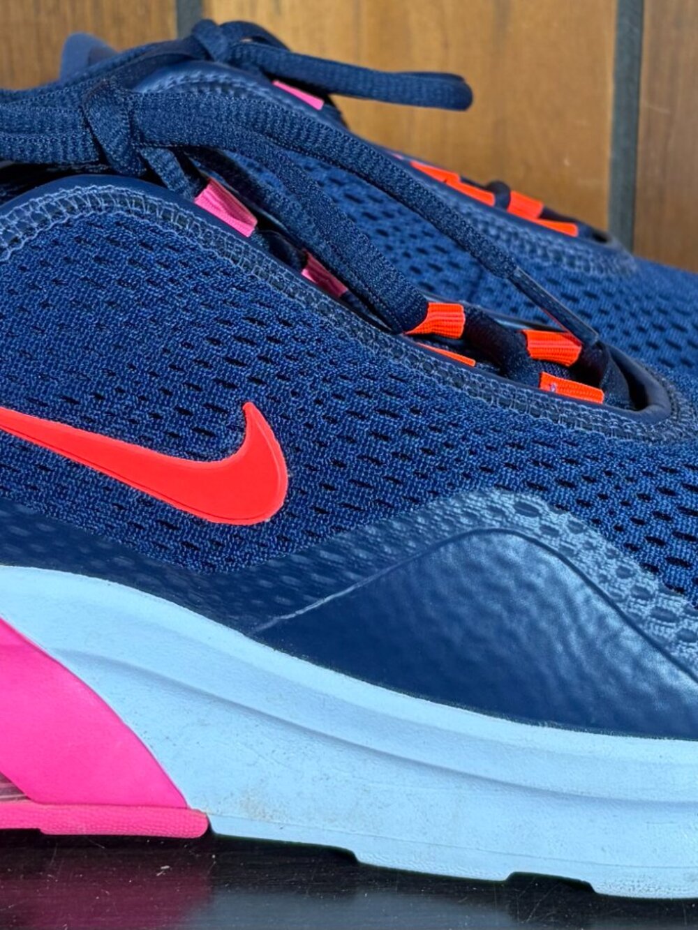 NIke Air Max Motion 2 Navy Pink Blast Womens Sz 8 - CZ7996-400 - EUC - Picture 2 of 9
